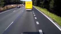 Страшная авария с грузовиком на E40 Aalter Бельгия (Belgium)