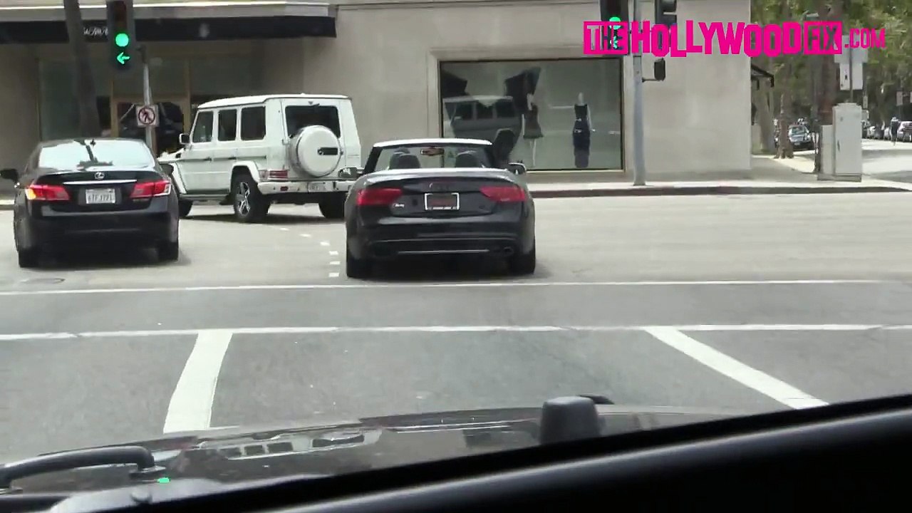 Jesse Williams Takes His Audi For A Cruise In Beverly Hills 7.23.15 TheHollywoodFix.com