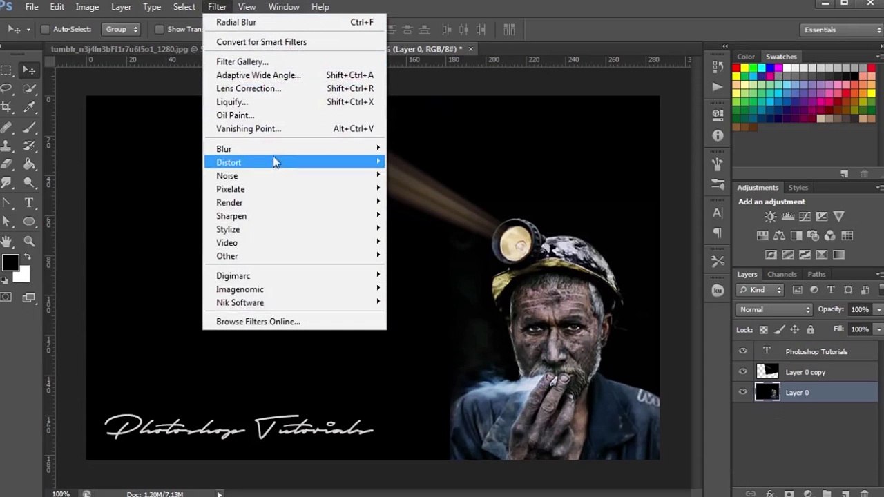 Photoshop Tutorial - Lighting Effect (part 7)