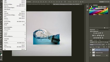 Photoshop Tutorial - Water Bulb (part 3)