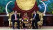 Bộ trưởng Trần Đại Quang chào xã giao Tổng Bí thư, Chủ tịch nước và Thủ tướng Chính phủ Lào
