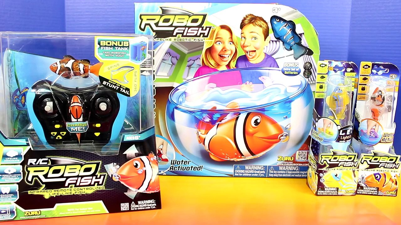 Imaginext Batman Marvel Playskool Heroes Spider-man Swim in R/C Robo Fish Tank Capture Jok
