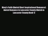Mary's Faith (Amish Short Inspirational Romance): Amish Romance in Lancaster County (Amish