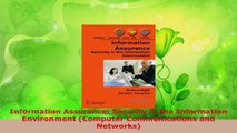 PDF Download  Information Assurance Security in the Information Environment Computer Communications PDF Full Ebook