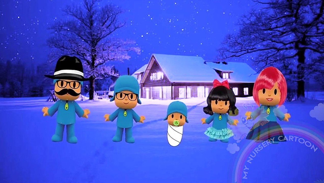 Very Funny Cartoons Dancing Pocoyo Finger Family| NURSERY RHYMES