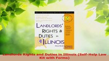 Read  Landlords Rights and Duties in Illinois SelfHelp Law Kit with Forms EBooks Online