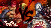 Daigo Umehara (Evil Ryu) vs Dashio (Seth) - USF4 - TL5A Round10 Battle3