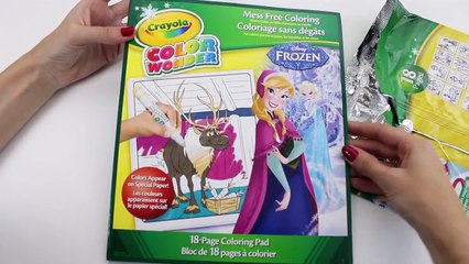 Disney Frozen Crayola Color Wonder Magical Paint Toy Videos Queen Elsa Princess Anna Color