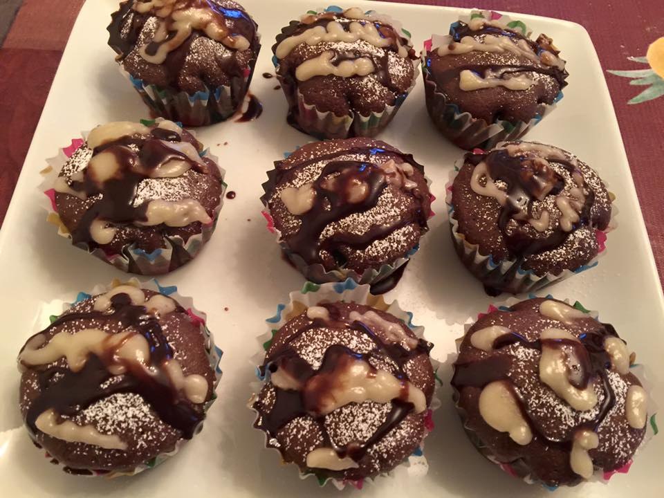 Chocolate Walnut CupCake By Sehar Syed