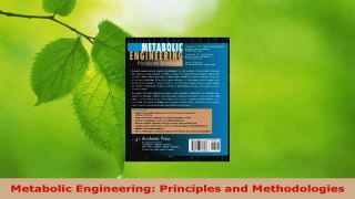 Read  Metabolic Engineering Principles and Methodologies PDF Free