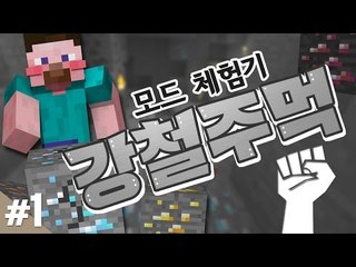 양띵 [옥땅으로 따라와! 만담 토크 모드 체험! 양띵의 '강철 주먹 모드' 체험기 1편] 마인크래프트 Iron Fist Mod