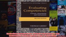 Evaluating Competencies Forensic Assessments and Instruments Perspectives in Law