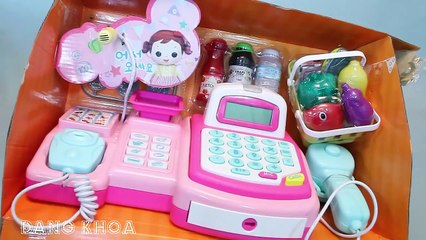 Đồ chơi máy tính tiền tự động cho bé chơi trò chơi bán hàng rất vui