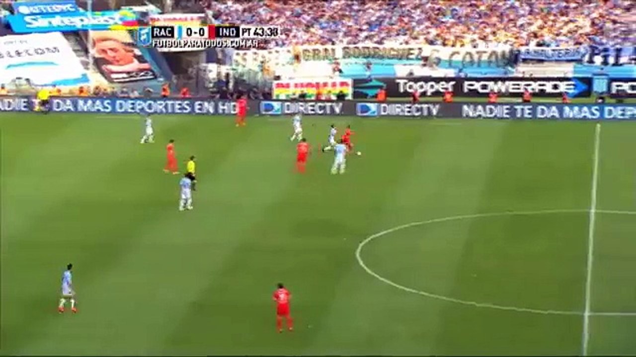 Otra vez Saja. Saja. Racing 0 - Independiente 0. Liguilla Pre Libertadores 2015. Final. FPT.