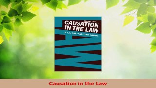 Read  Causation in the Law EBooks Online