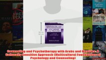 Counseling and Psychotherapy with Arabs and Muslims A Culturally Sensitive Approach