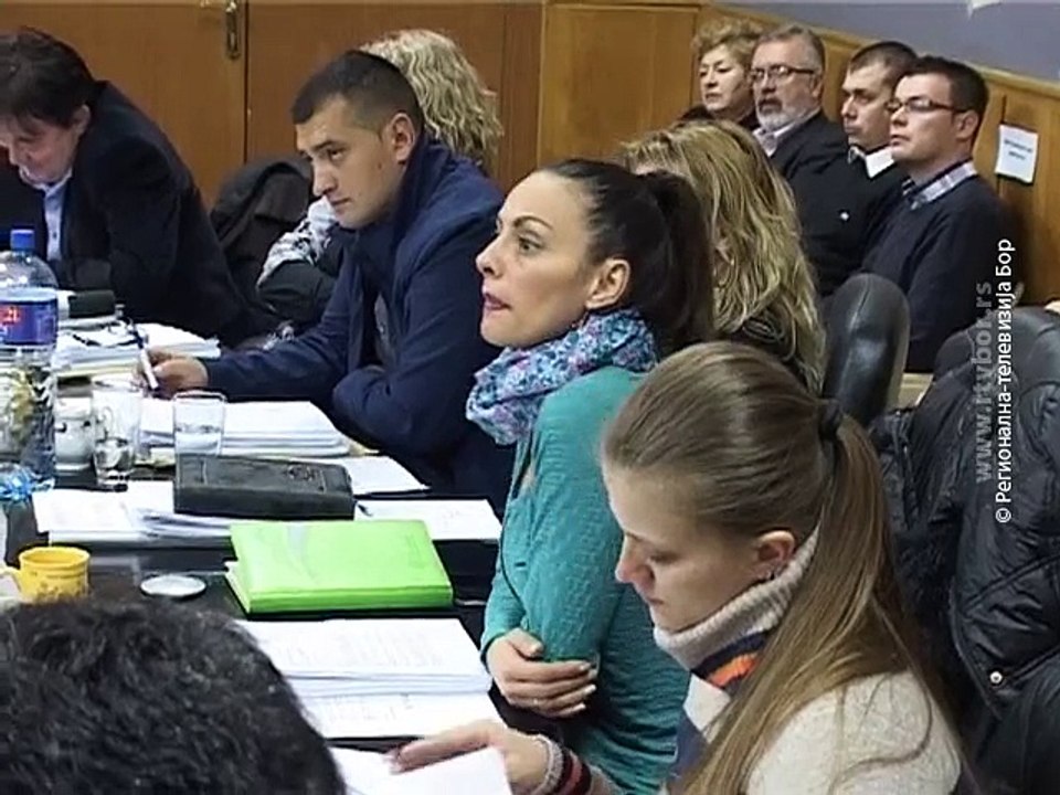 Sednica SO Bor: Na dnevnom redu budžet i planovi poslovanja, 28. decembar 2015. (RTV Bor)