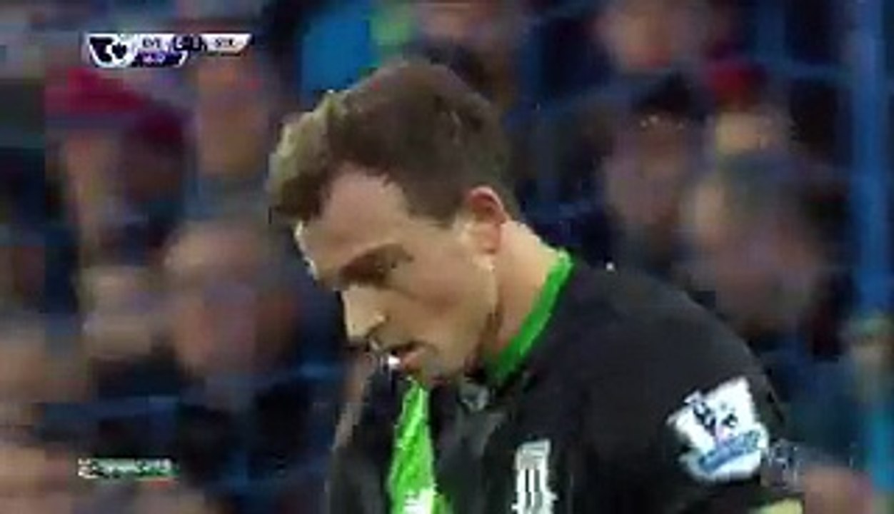 0-1 Xherdan Shaqiri Goal England Premier League - 28.12.2015, Everton FC 0-1 Stoke City