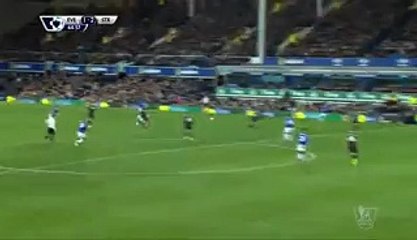 Goal Xherdan Shaqiri  Everton 1-2 Stoke City
