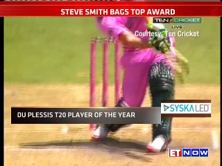 Steve Smith bags cricketer of the Year award