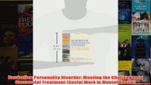 Borderline Personality Disorder Meeting the Challenges to Successful Treatment Social