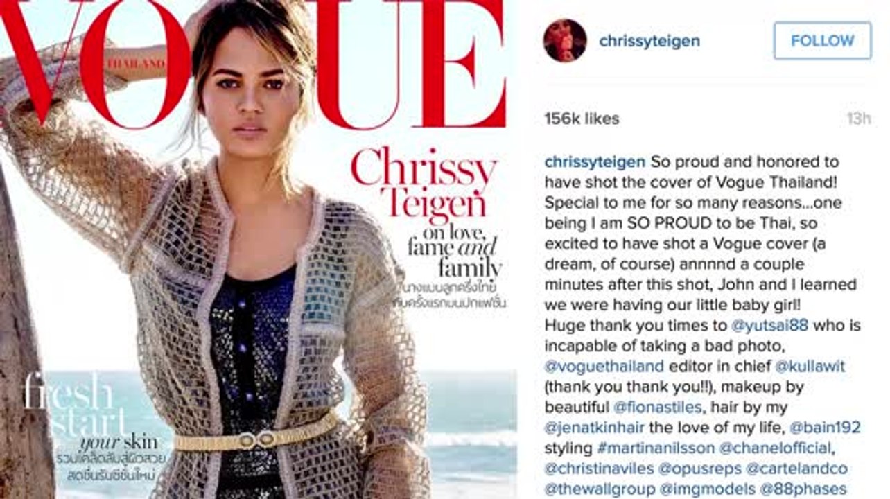 John Legend und Chrissy Teigen erwarten ein Mädchen