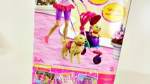 Barbies Puppy Stroller Taffy Really Walks! Barbie Pets ZELFS FURBY Toy Review DCTC