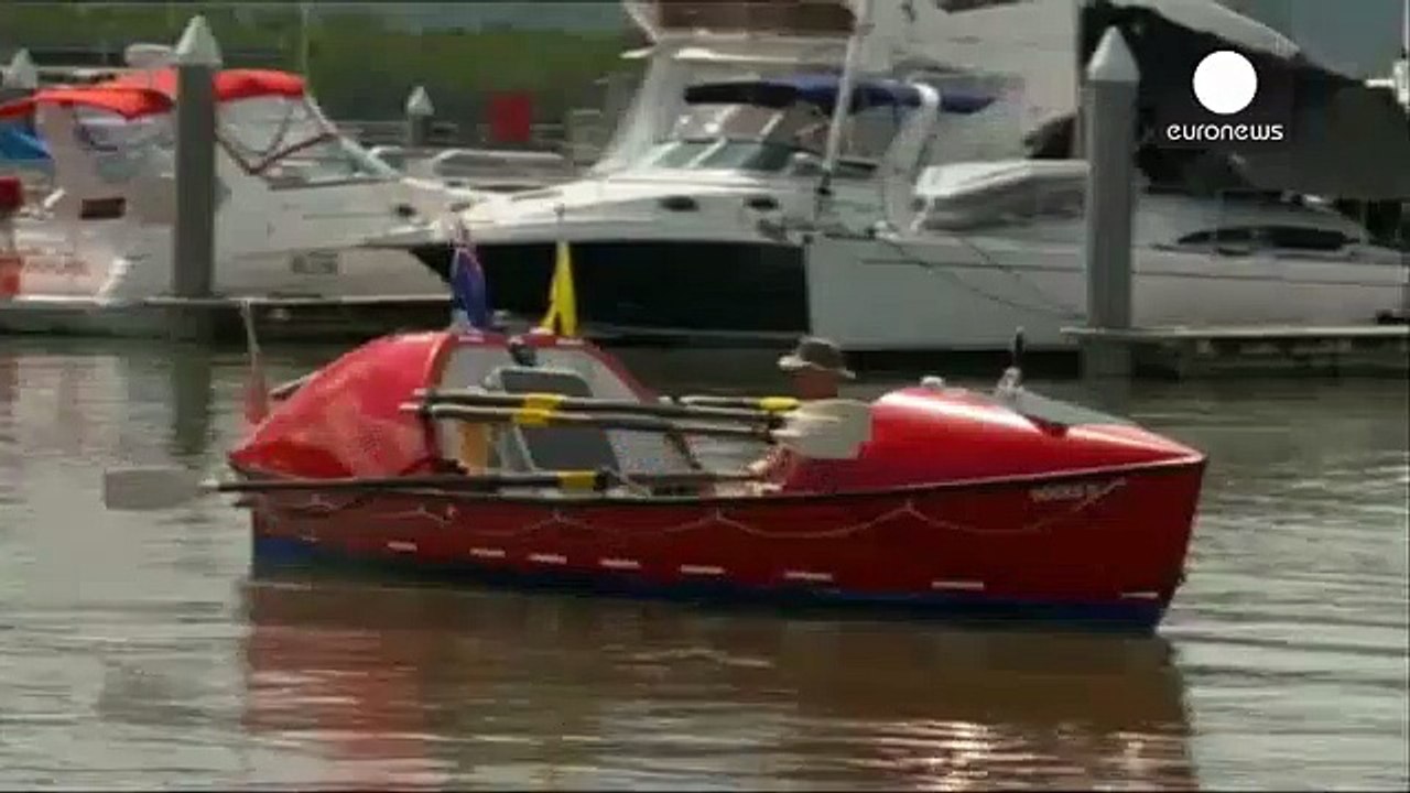 British adventurer becomes first to row from North America to Australia