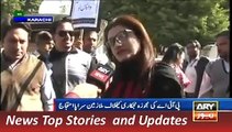 ARY News Headlines 15 December 2015, PIA Employee Protest against privatization