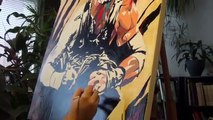 The Powerhouse spears the canvas- WWE Canvas 2 Canvas