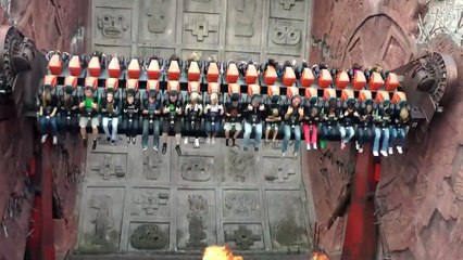 This Might Look Like An Ordinary Amusement Park Ride, But Just Wait Until It Starts Moving…!
