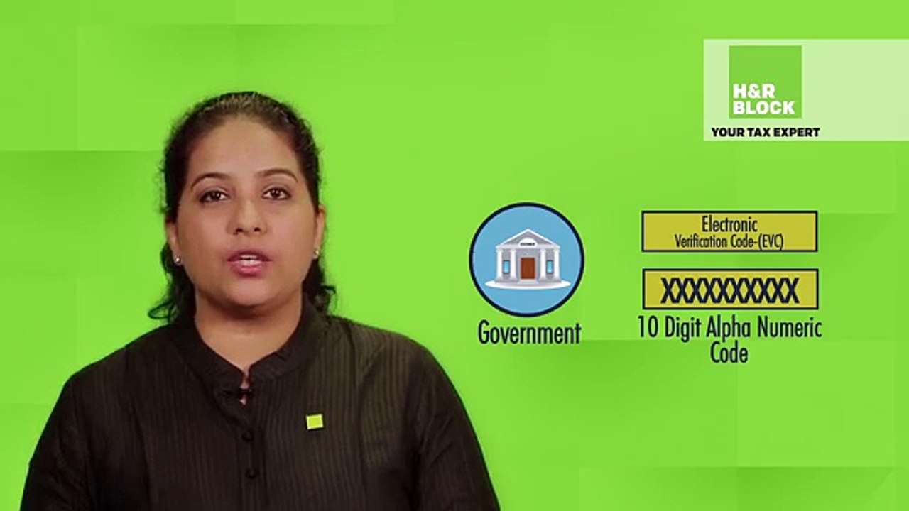 How to verify tax filing using EVC option