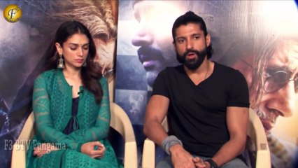 "INTERVIEW FOR WAZIR" II "FARHAN & ADITI RAO HYADRI"