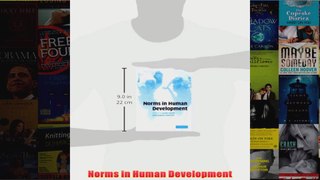 Norms in Human Development