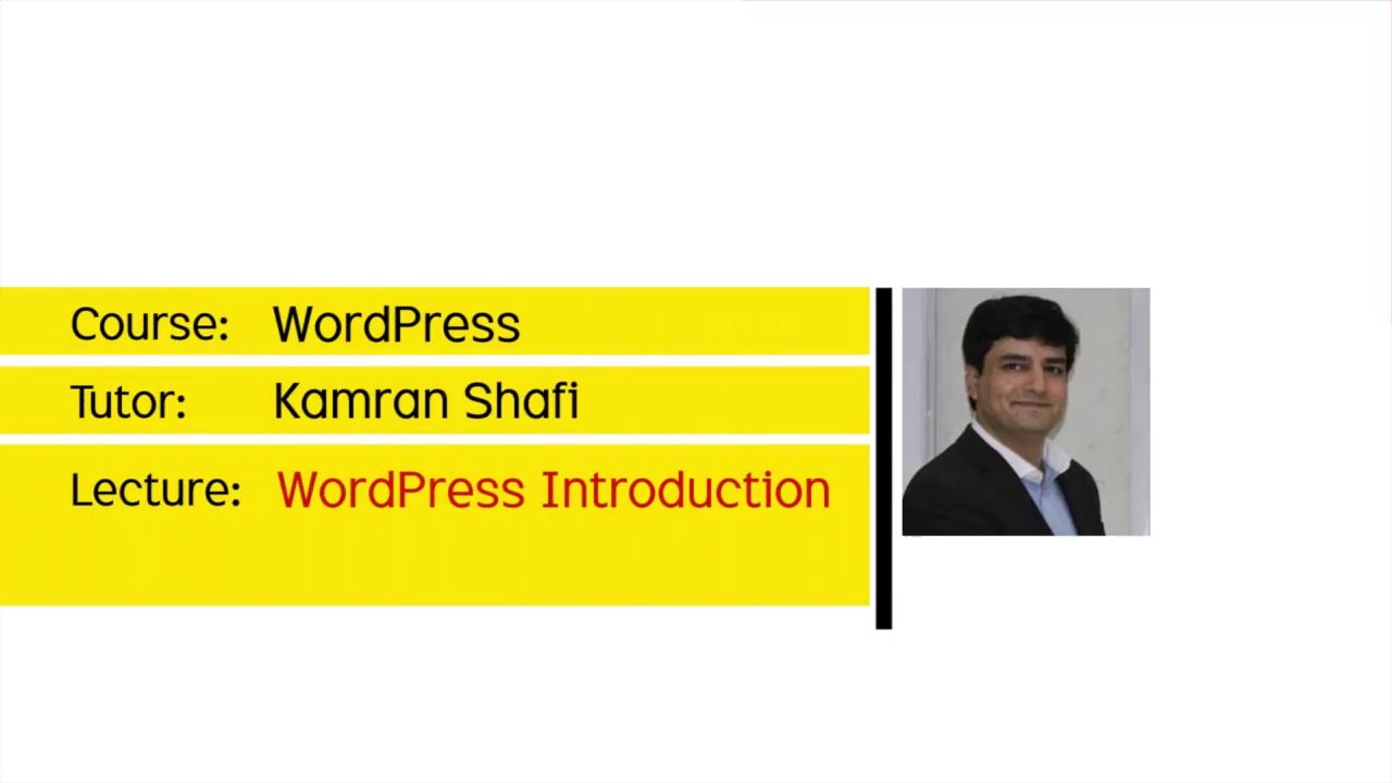 01 - Introduction to WordPress