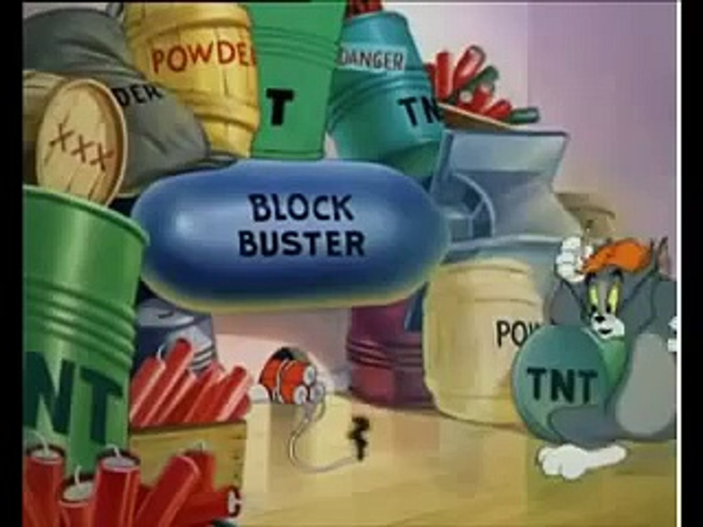Tom And Jerry Explosion Gif