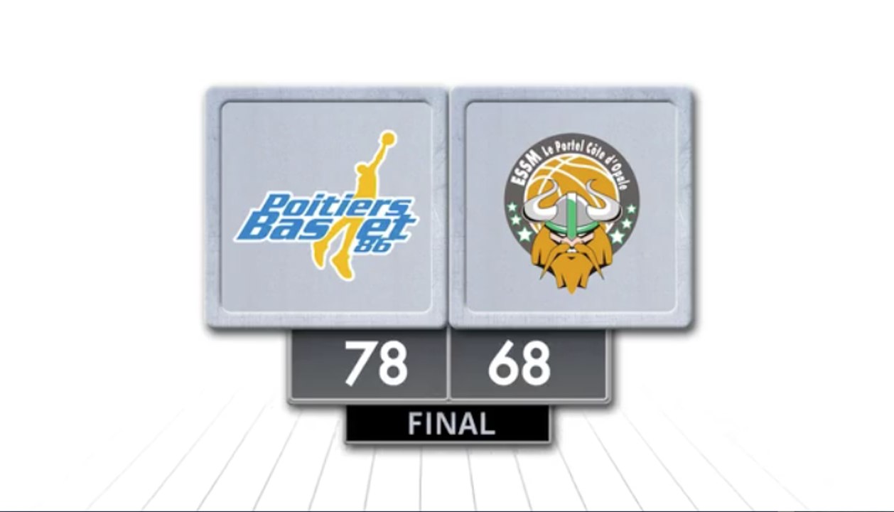 Basket, Pro B, J11 : Poitiers -Le Portel (2015-2016)