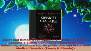 Read  Emery and Rimoins Principles and Practice of Medical Genetics edition Continually Ebook Free
