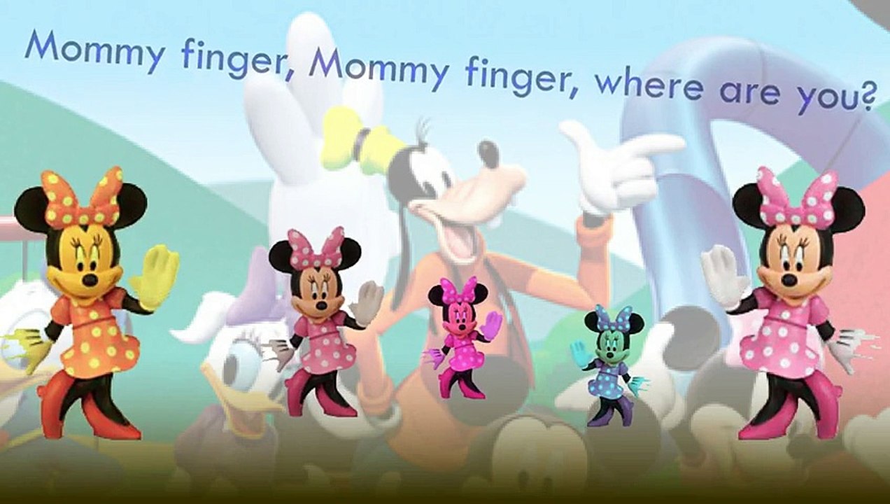 Mickey Mouse Clubhouse 2 Finger Family Song Daddy Finger Nursery Rhymes Full animated cart