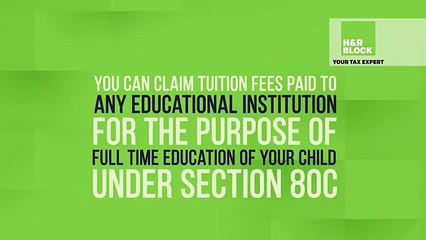Tax deduction for education expenses