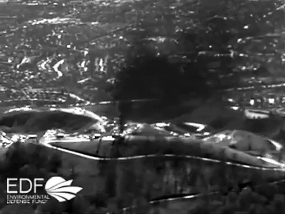 Images aériennes de la fuite de gaz naturelle en Californie - Catastrophe naturelle