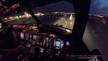 Amazing views filmed from flying 737 Plane Cockpit