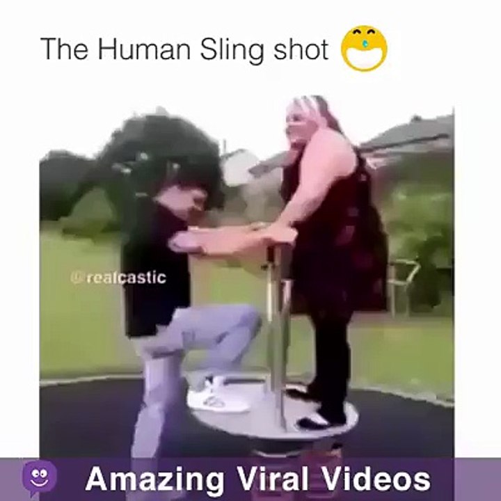 The Human Sling Shot LOL