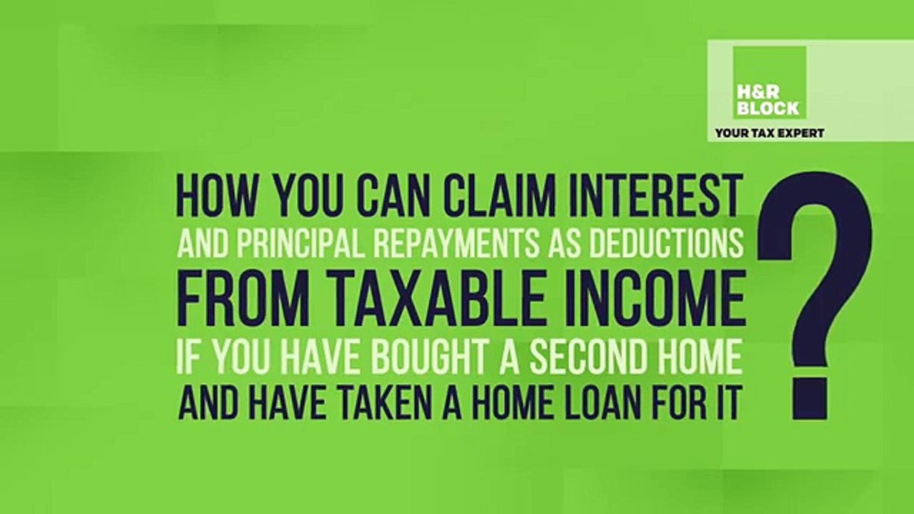 Claim Interest and Deductions while purchasing a second house on loan!