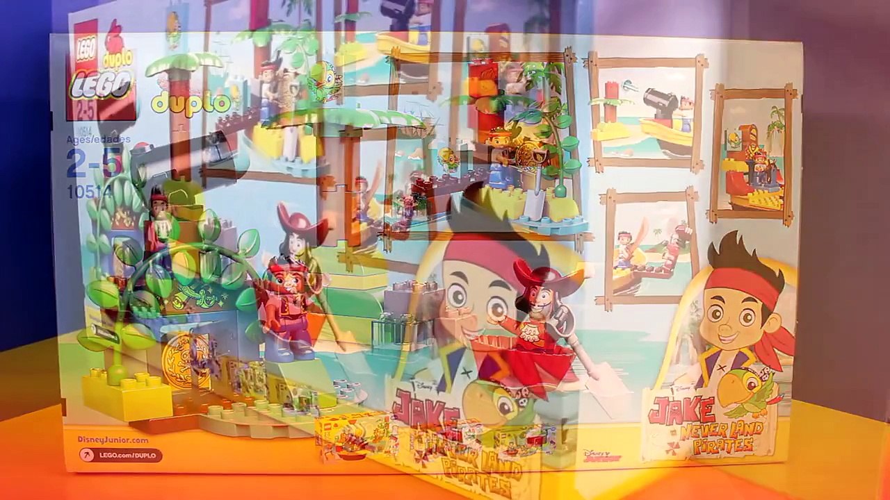 Disney Lego Duplo Jake And The Never Land Pirates Jakes Pirate Ship Bucky Stop Motion