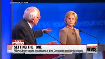 Hillary Clinton dominates third Democratic presidential debate