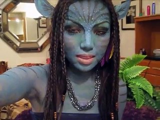 Avatar Make-up !!!!(Neytiri)