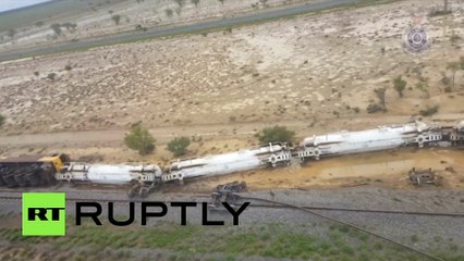 Un train transportant de l'acide sulfurique déraille en Asutralie