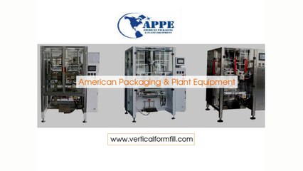 Automatic Bagger, Vertical Form, Fill & Seal Packaging Machines