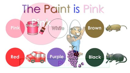 "The Paint is Pink" (HD) Babies Learn Colors, Teaching Toddlers Colours, Kids Learning Nursery Song